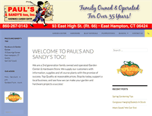 Tablet Screenshot of paulsandsandys.com